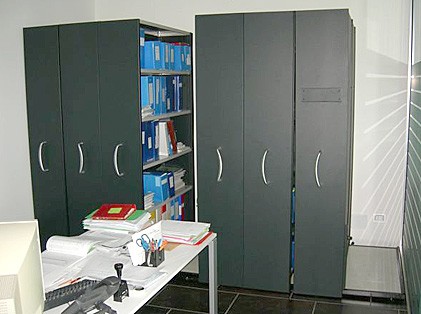 archivio compattabile antracite