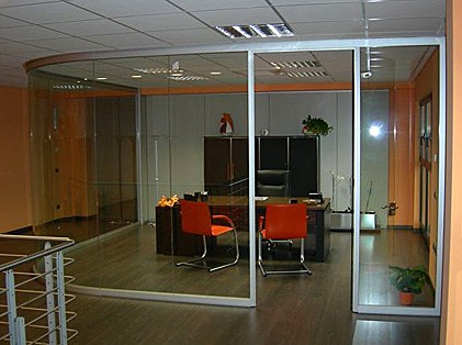 Copeco contract srl Parete divisoria a vetro